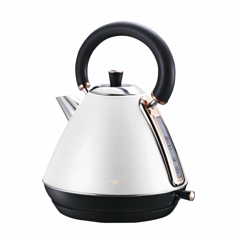 1.7L Stainless Steel Kettle W/ Rose Gold Trim Fitness Accessories