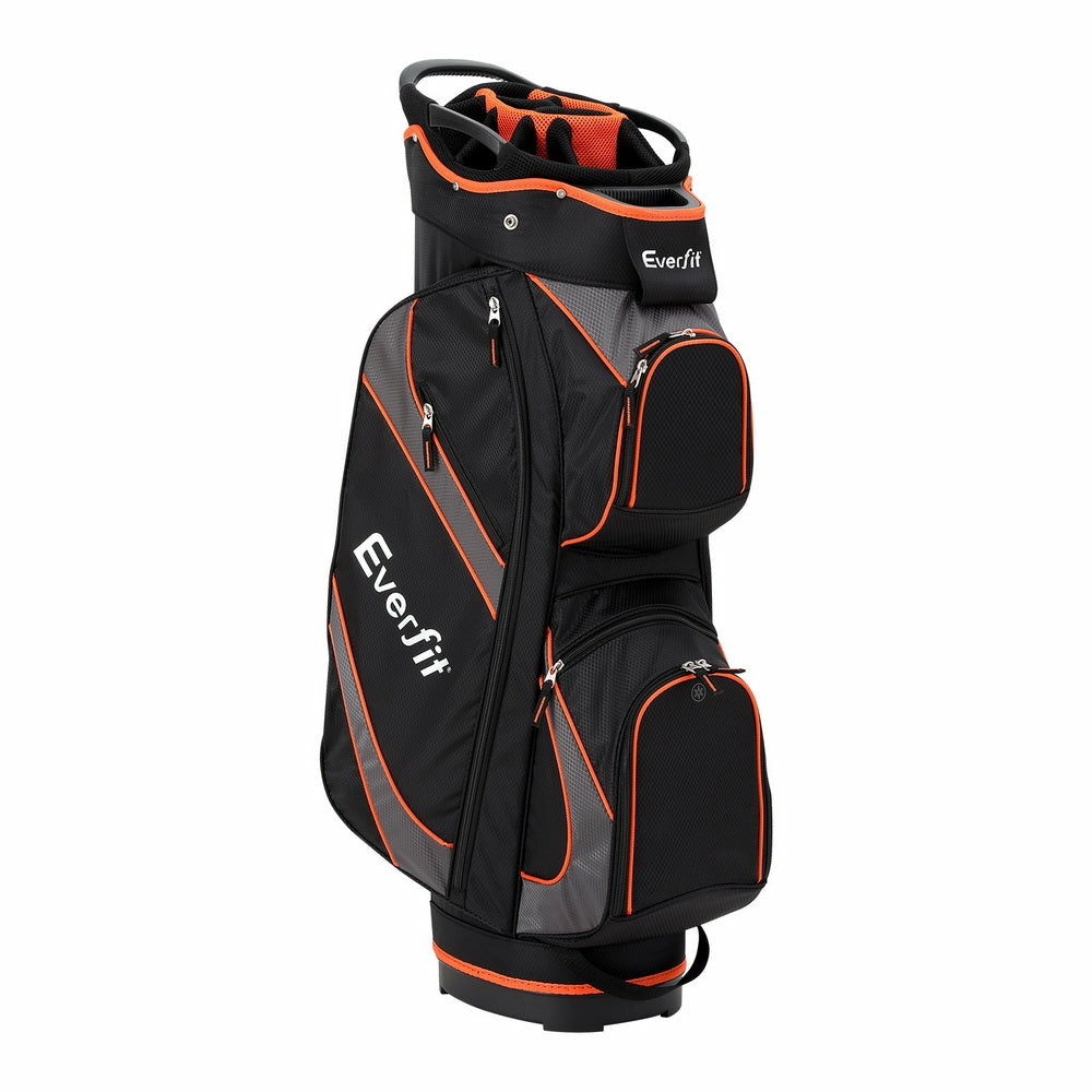 14-Way Divider Golf Stand Bag W/ Cooler Pocket, Golf