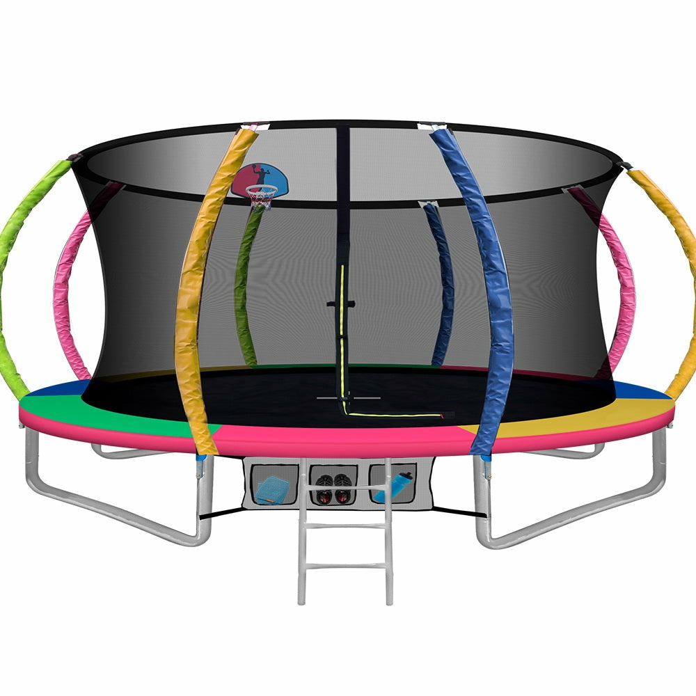 14Ft Trampoline W/ Ladder Sport Activities