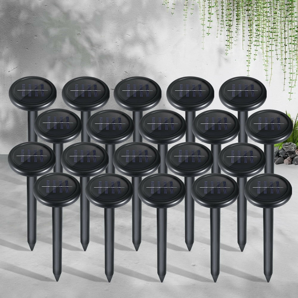 20X Solar Powered Ultrasonic Snake Repellers Garden & Accessories