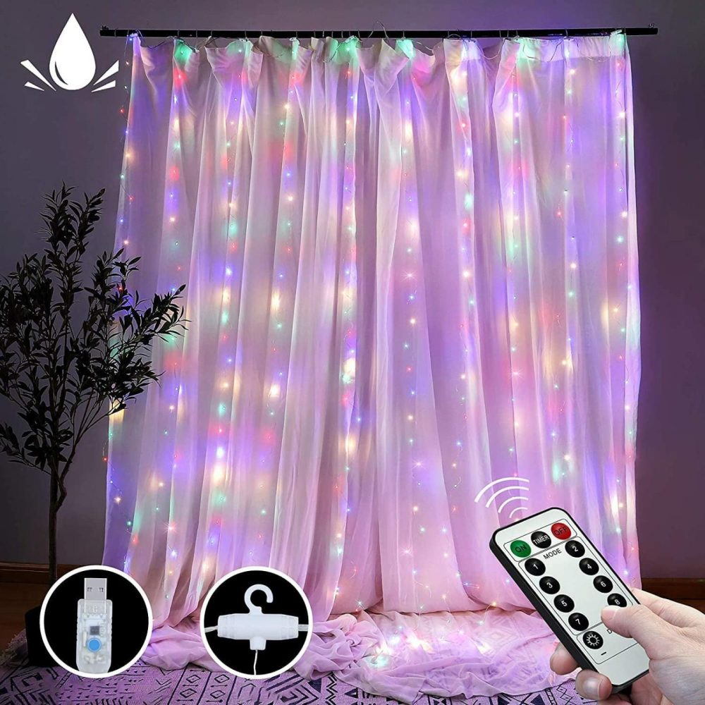 300 Led Curtain Fairy Lights Curtains