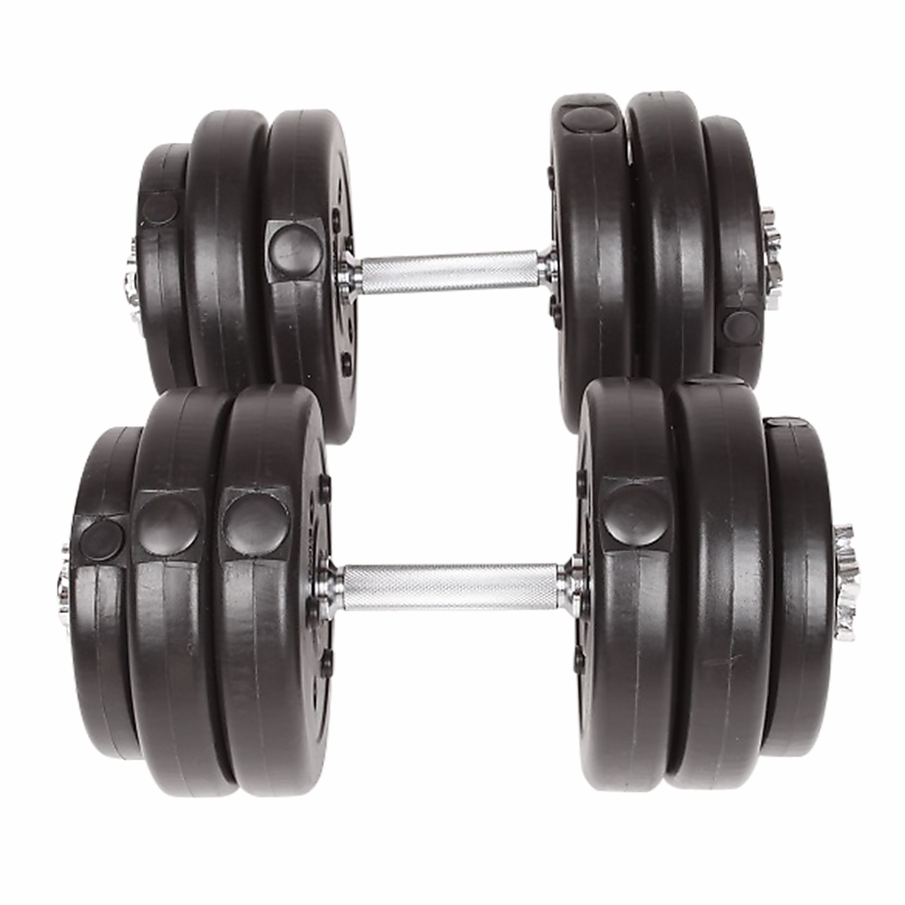 30Kg Adjustable Dumbbell Set With Steel Bars & Collars Dumbbells