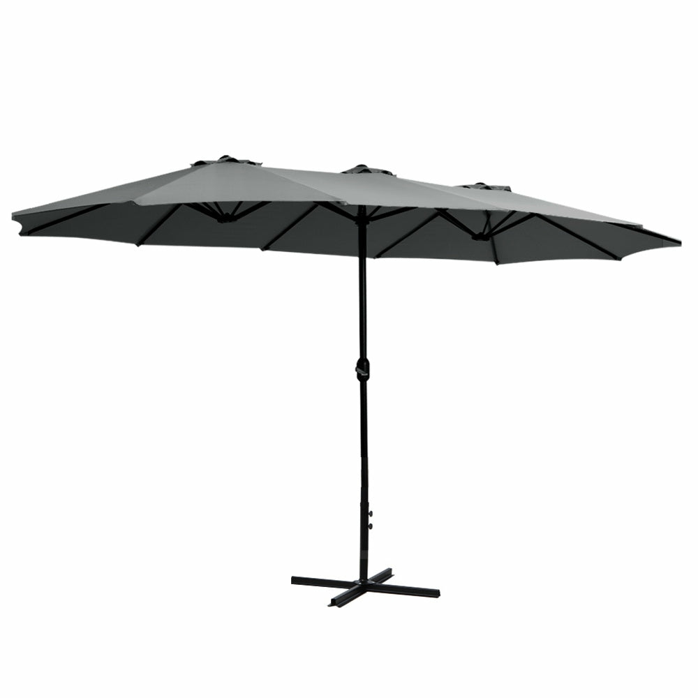 4.57M Uv50+ Water-Resistant Outdoor Umbrella Garden & Accessories