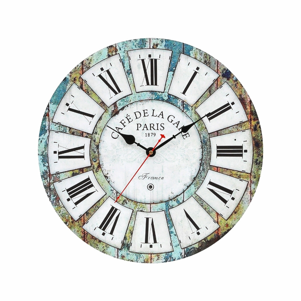 40Cm Wall Clock Rustic Design Decor