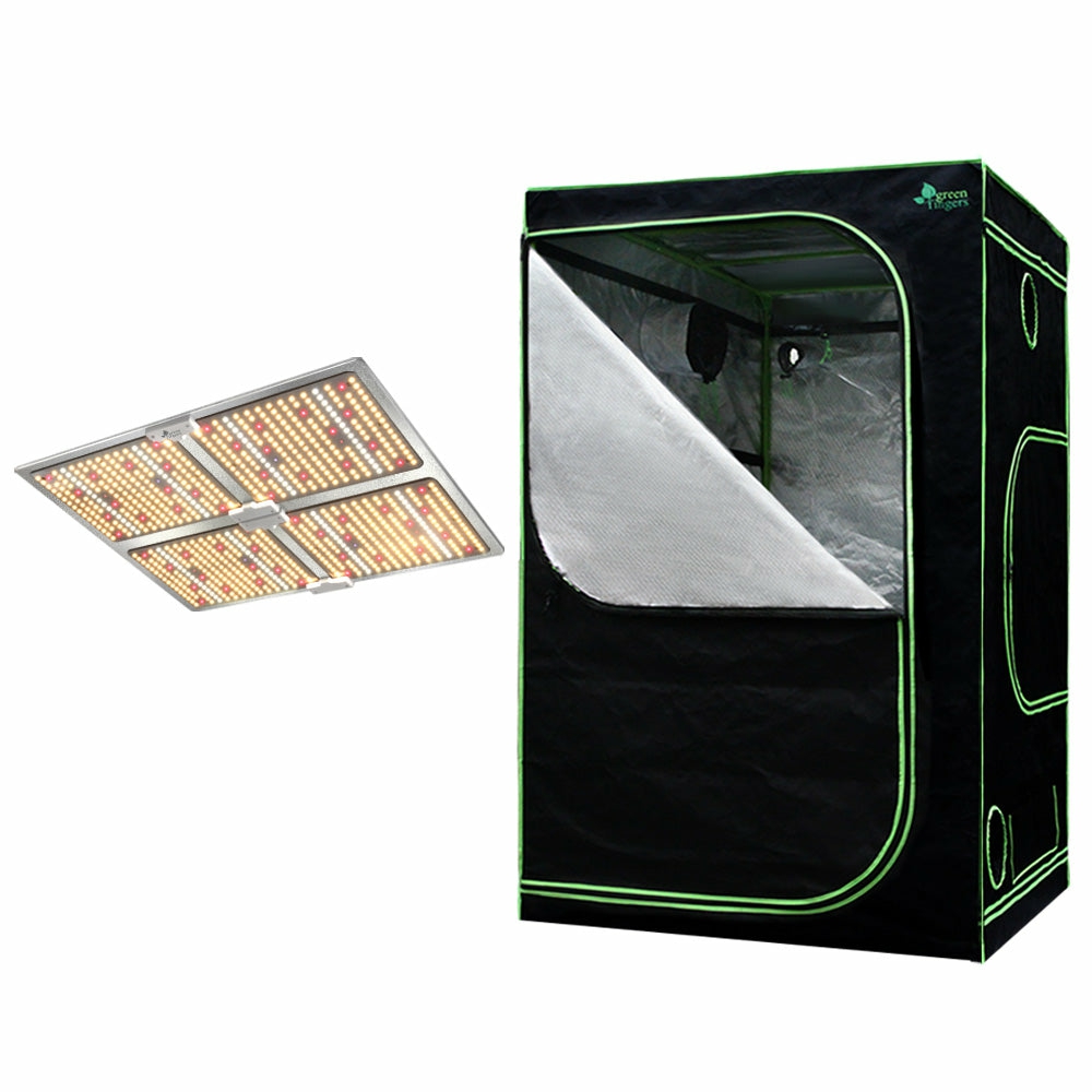 4500W Full Spectrum Led Grow Tent Kit 120X120X200Cm Garden & Accessories