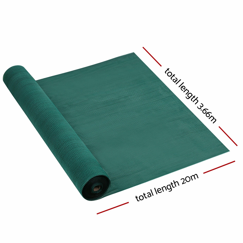 50% Uv Block Shade Cloth 3.66X20M Heavy Duty Green Garden & Accessories