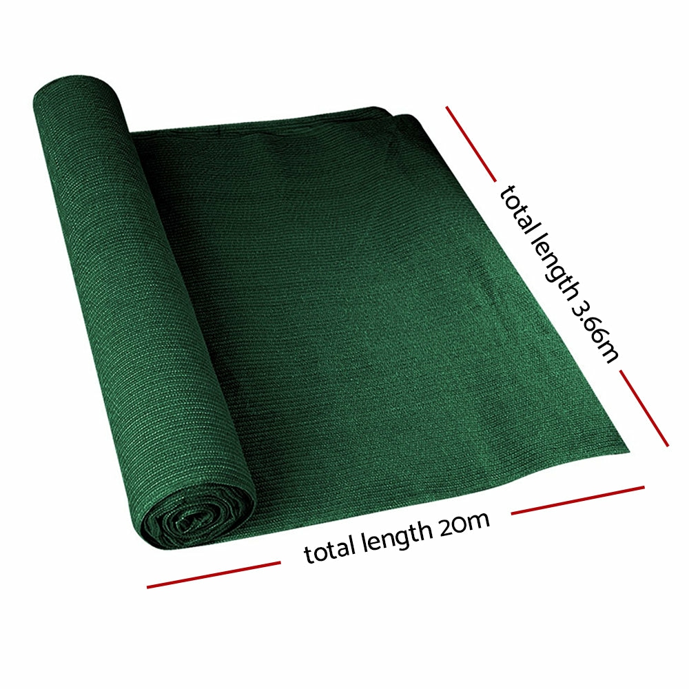 50% Uv-Stabilized Shade Cloth 3.66X20M Green Garden & Accessories