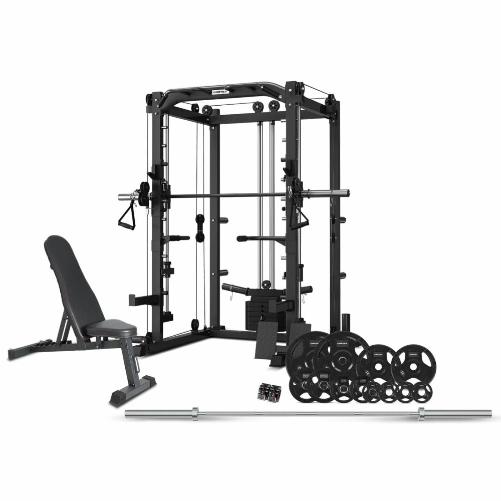 6-In-1 Multi Rack Smith Machine Fitness Accessories