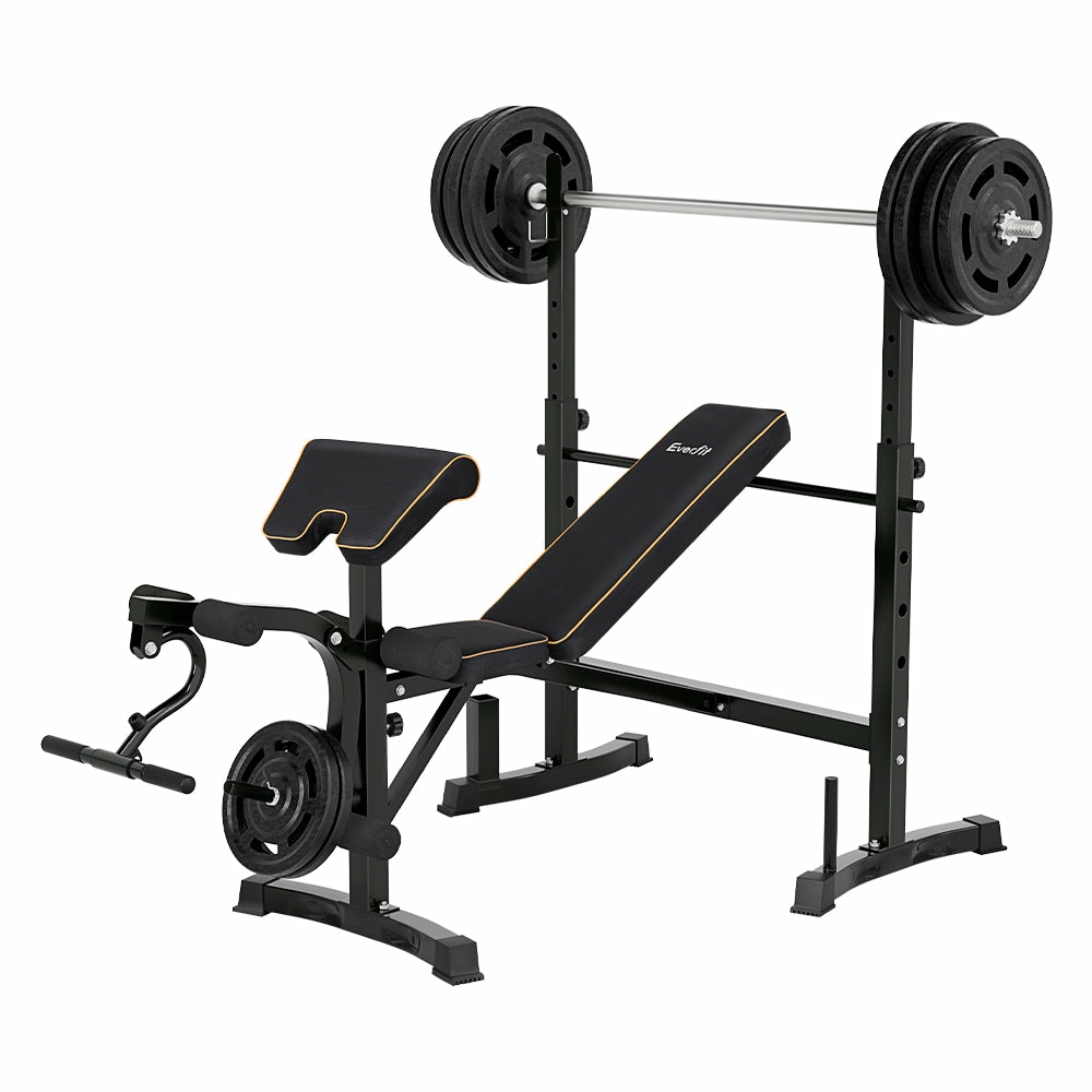 Adjustable 10-In-1 Home Gym Weight Bench 330Kg Capacity Fitness Accessories