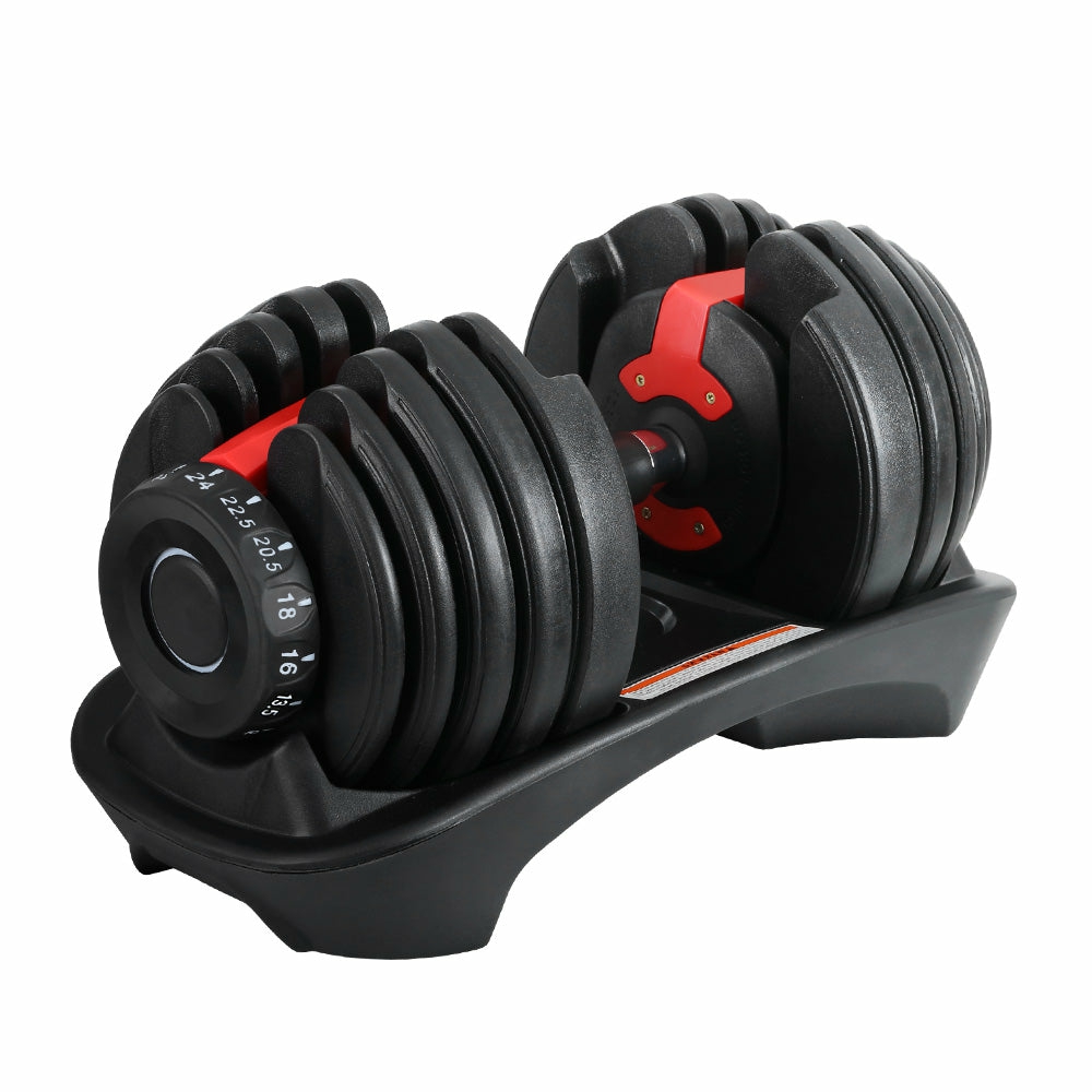 Adjustable 24Kg Dumbbell Set Fitness Accessories