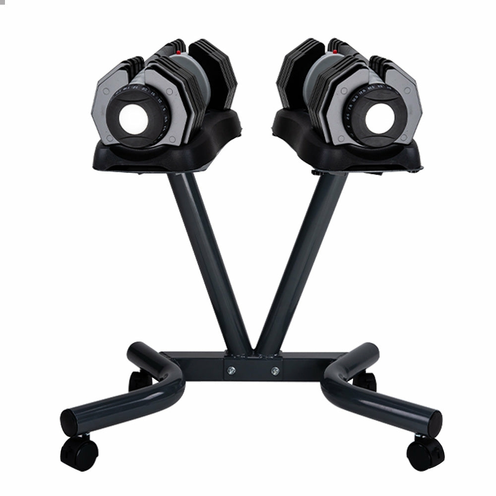 Adjustable 25Kg Steel Dumbbells Set With Stand Dumbbells