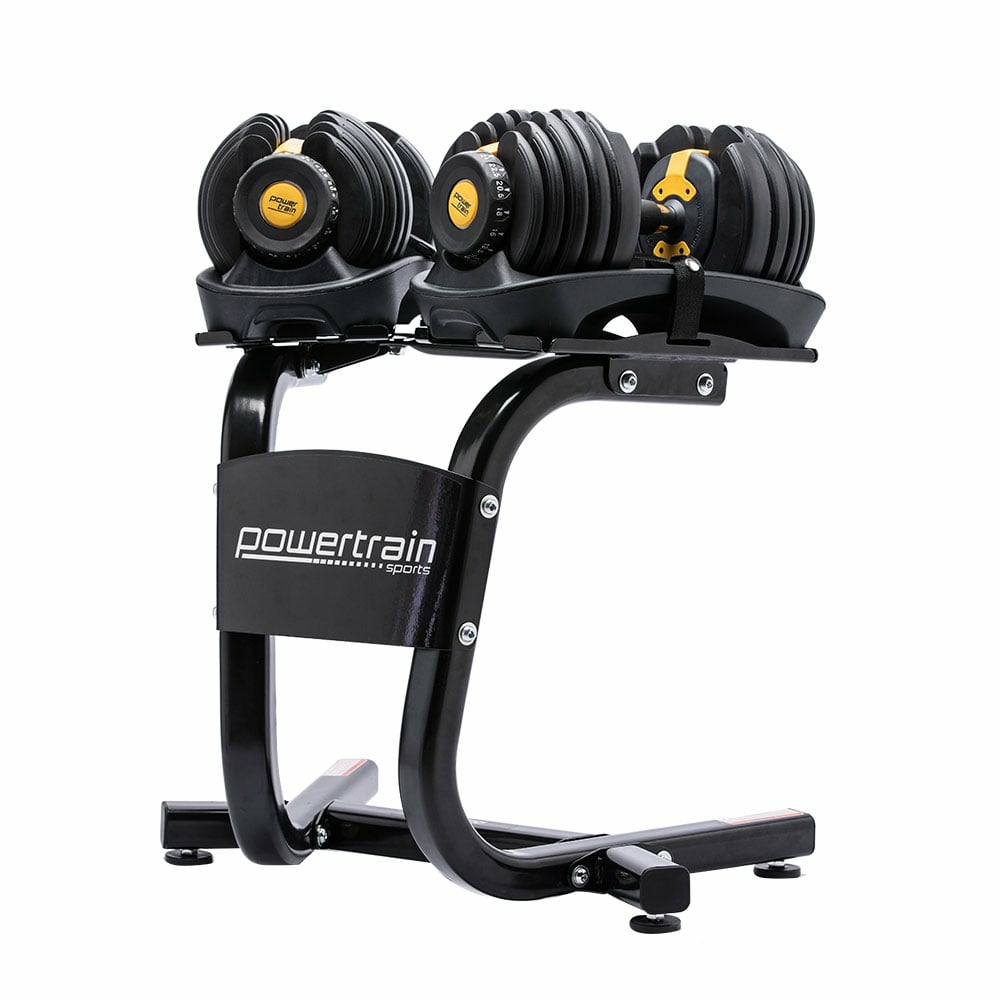 Adjustable 48Kg Dumbbell Set With Stand Dumbbells