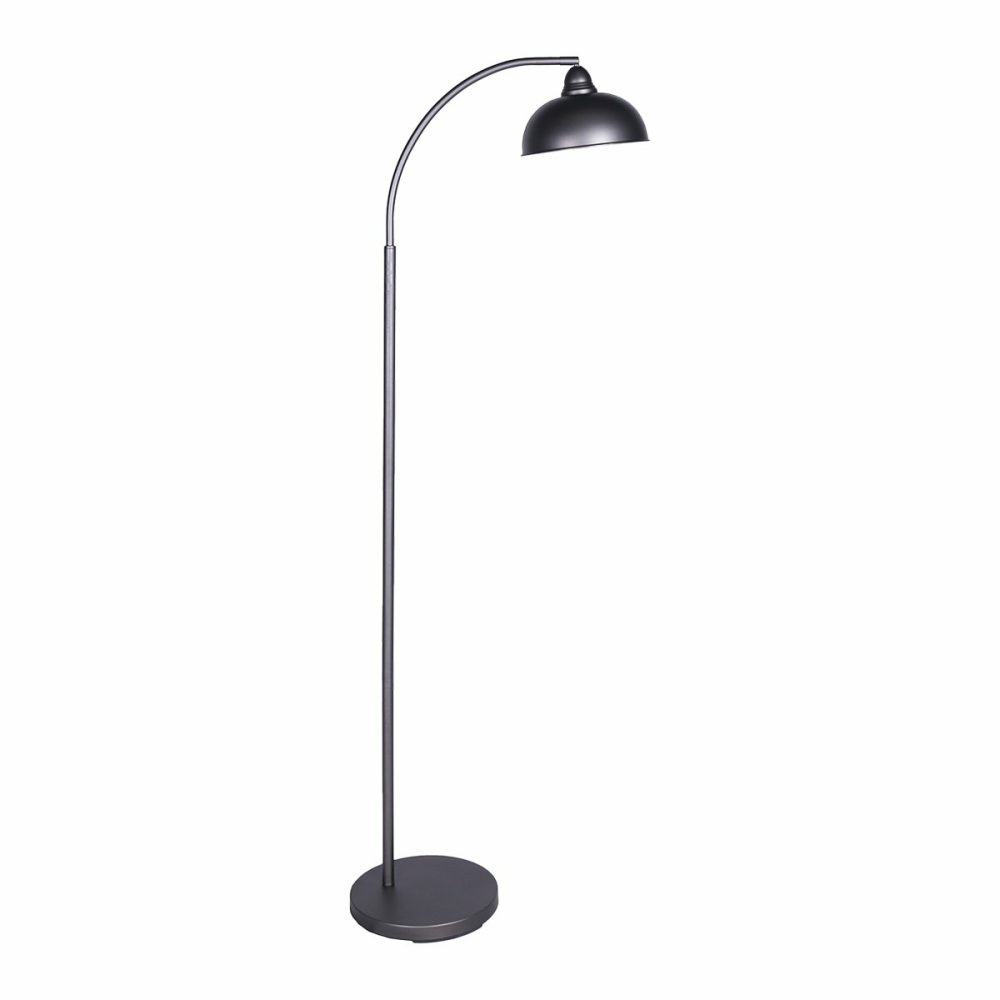 Adjustable Dark Grey Industrial Floor Lamp Floor Lamps