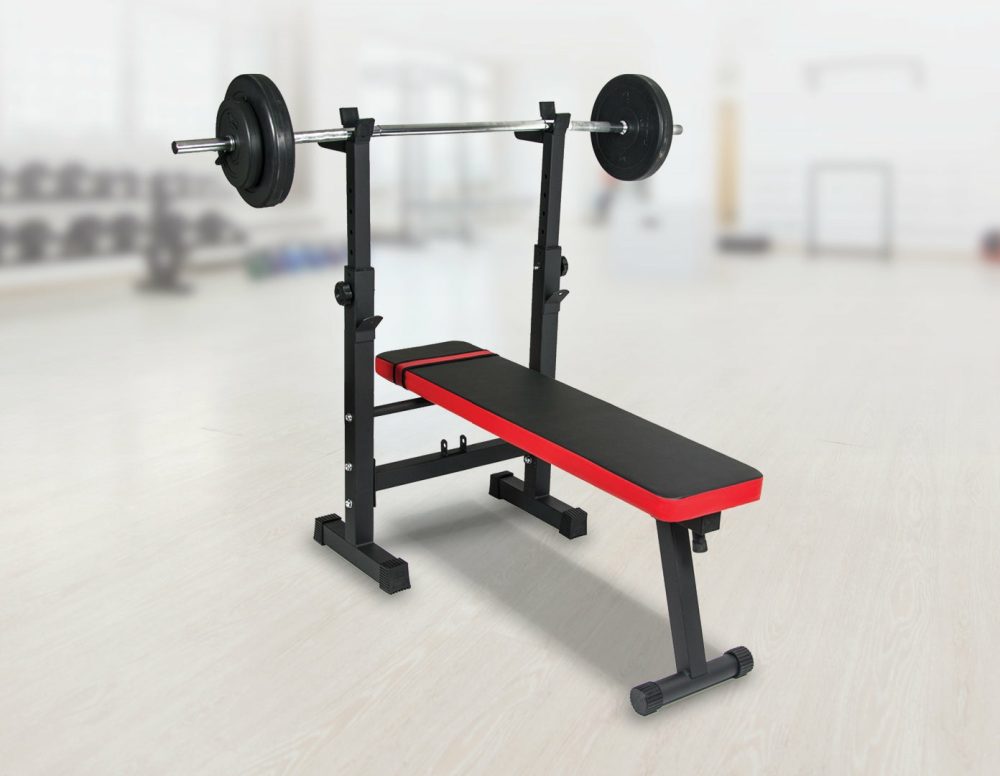 Adjustable Folding Flat Weight Bench With 200Kg Capacity Fitness Accessories