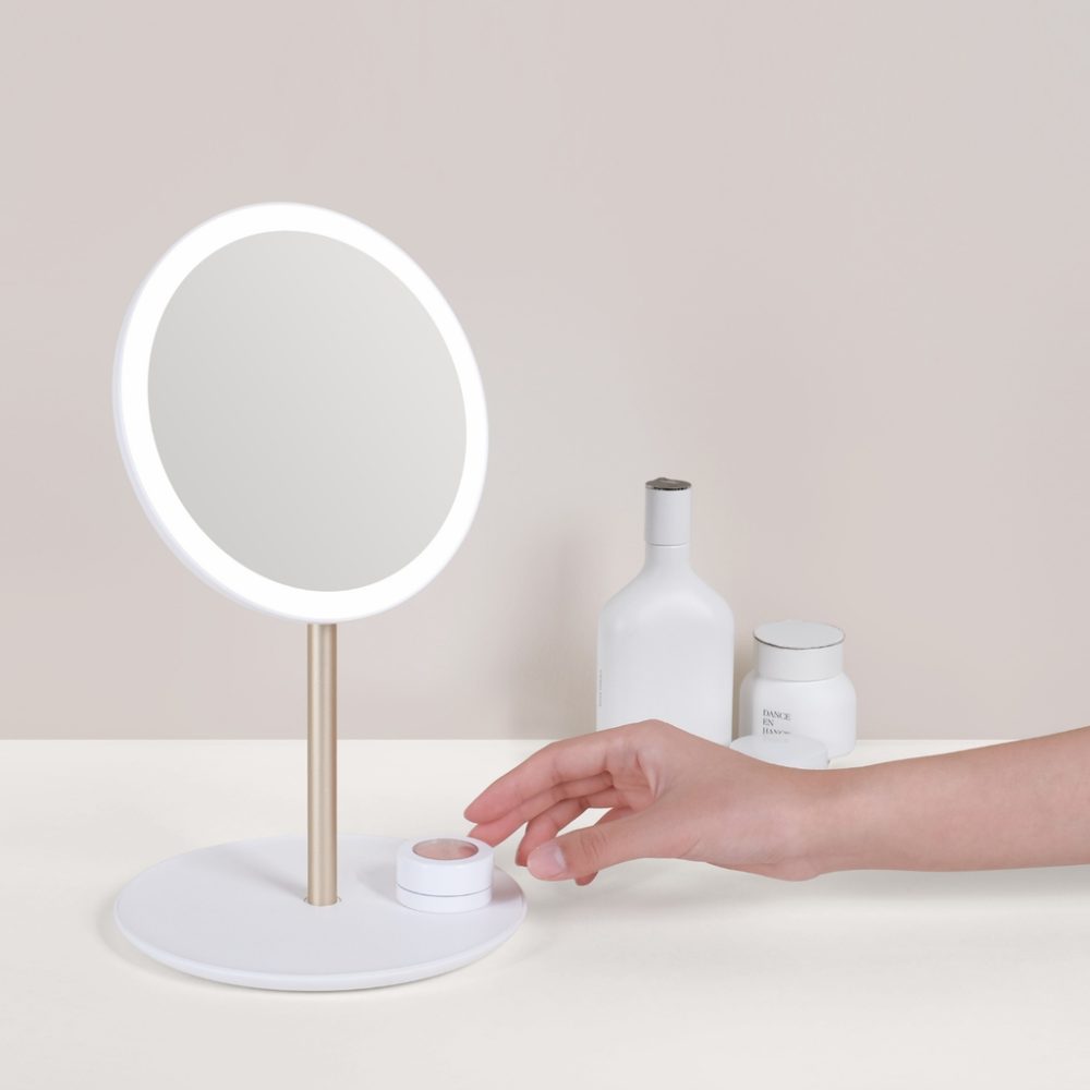 Adjustable Led Light Travel Makeup Mirror With Stand Health & Beauty