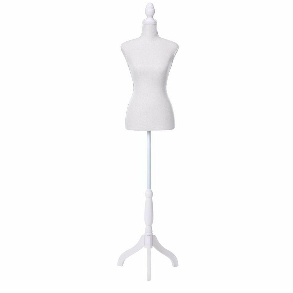 Adjustable Pinnable Female Mannequin 170Cm Canvas Cover Tailor White Health & Beauty