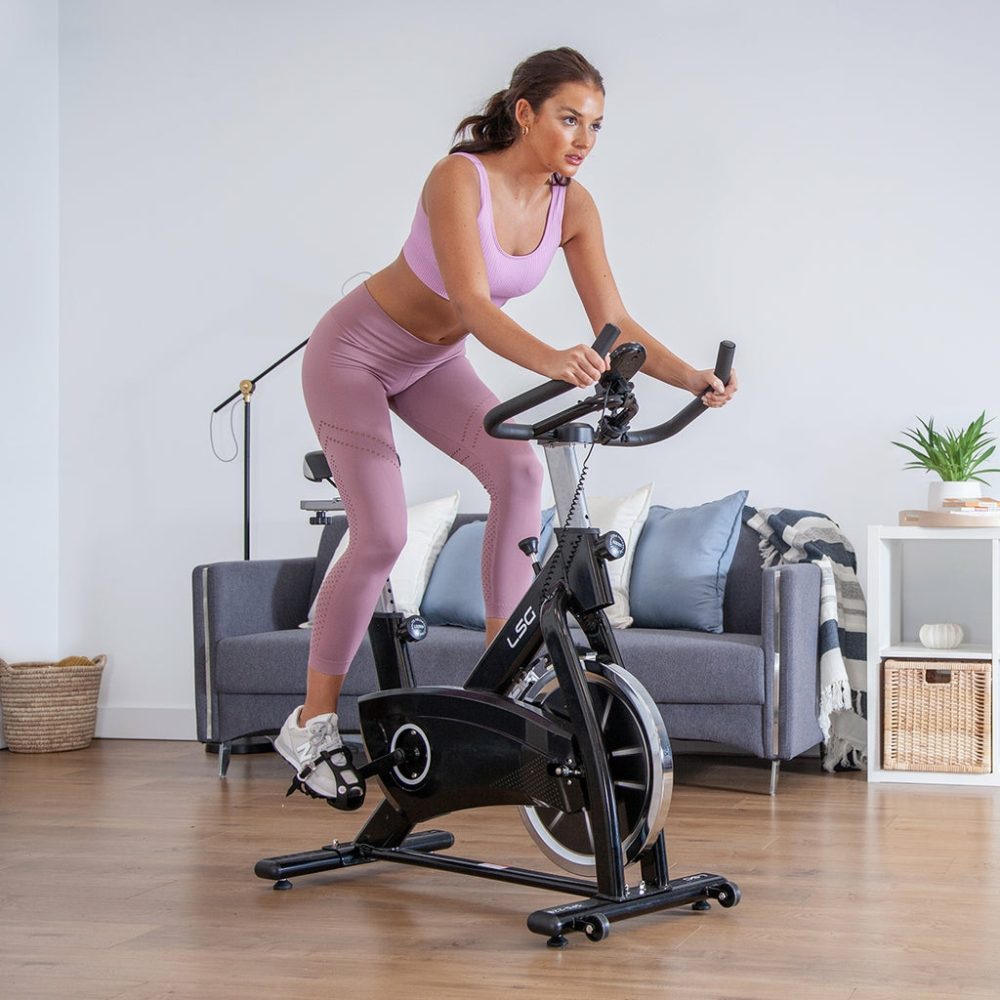 Adjustable Resistance Bike With Monitor Exercise Bikes