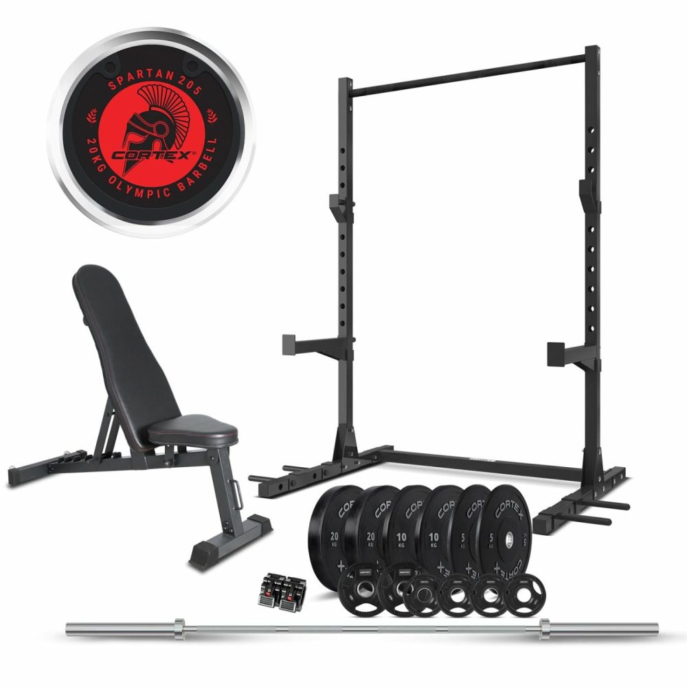 Adjustable Squat Rack With Bar Fitness Accessories