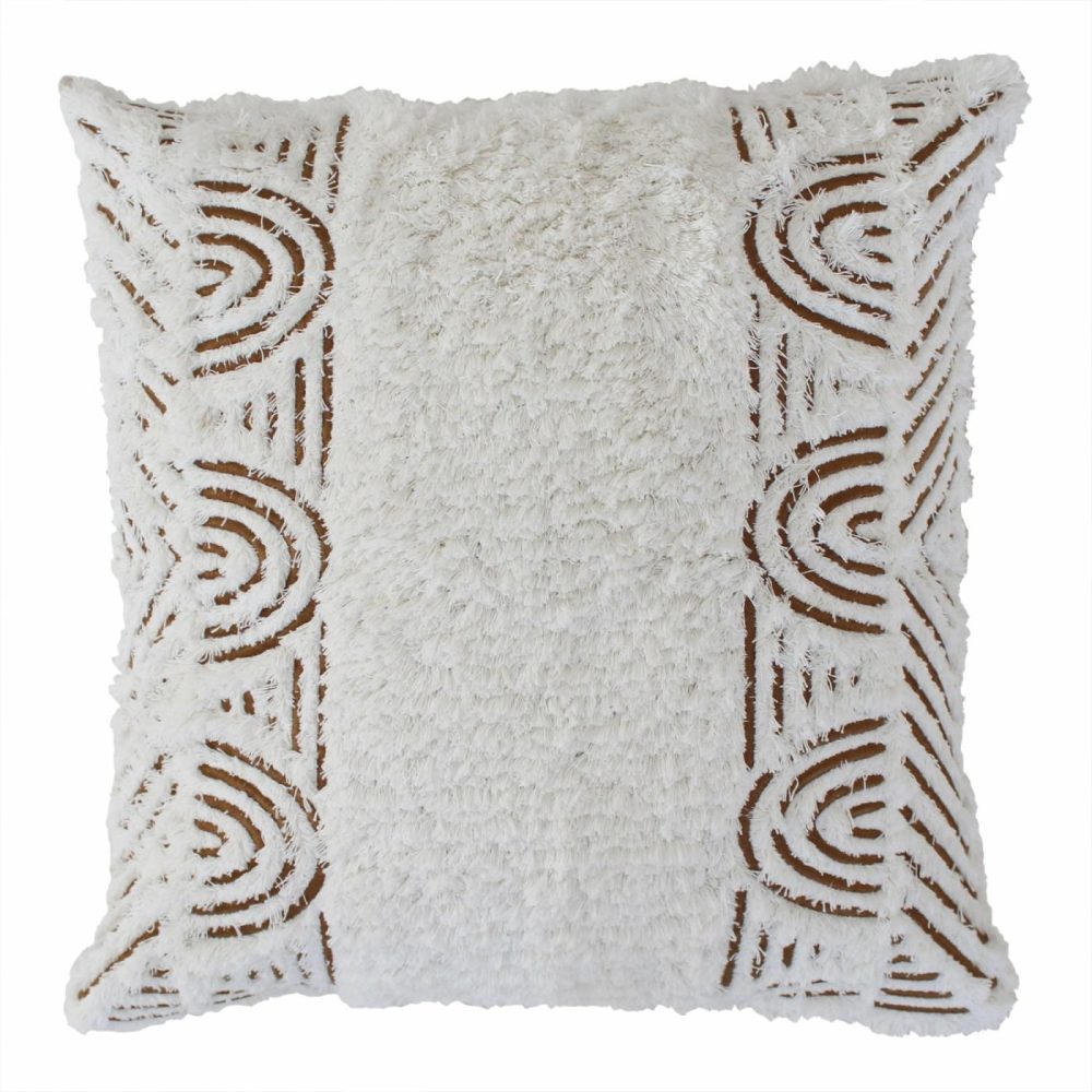 Boho Textured 50Cm X 50Cm Cushion Cover Bedding