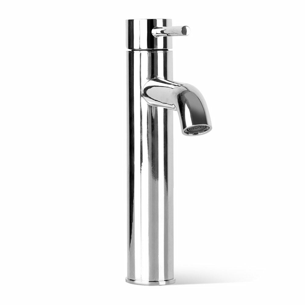 Chrome Bathroom Basin Mixer Tap W/ Abs Spout Basin Mixer Taps