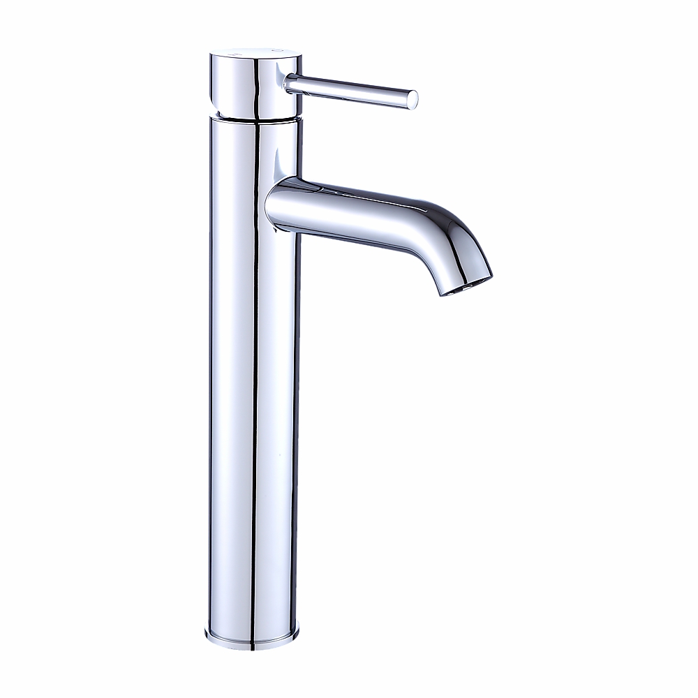 Chrome Solid Brass Tall Basin Mixer Tap Basin Mixer Taps