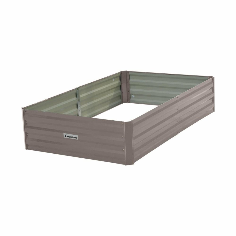 Corrosion-Resistant Galvanized Steel Garden Bed 150X90X30Cm Garden & Accessories