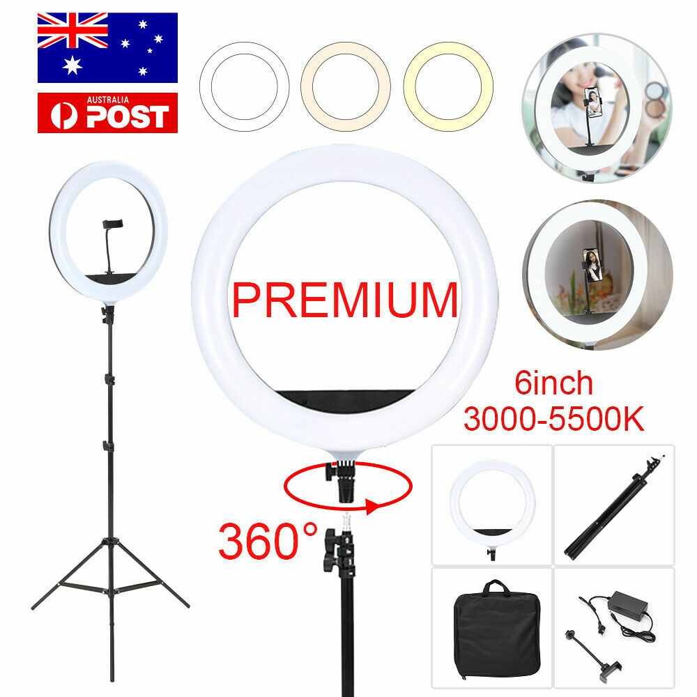 Dimmable 8″ Led Ring Light Kit W/Tripod & Phone Holder Health & Beauty