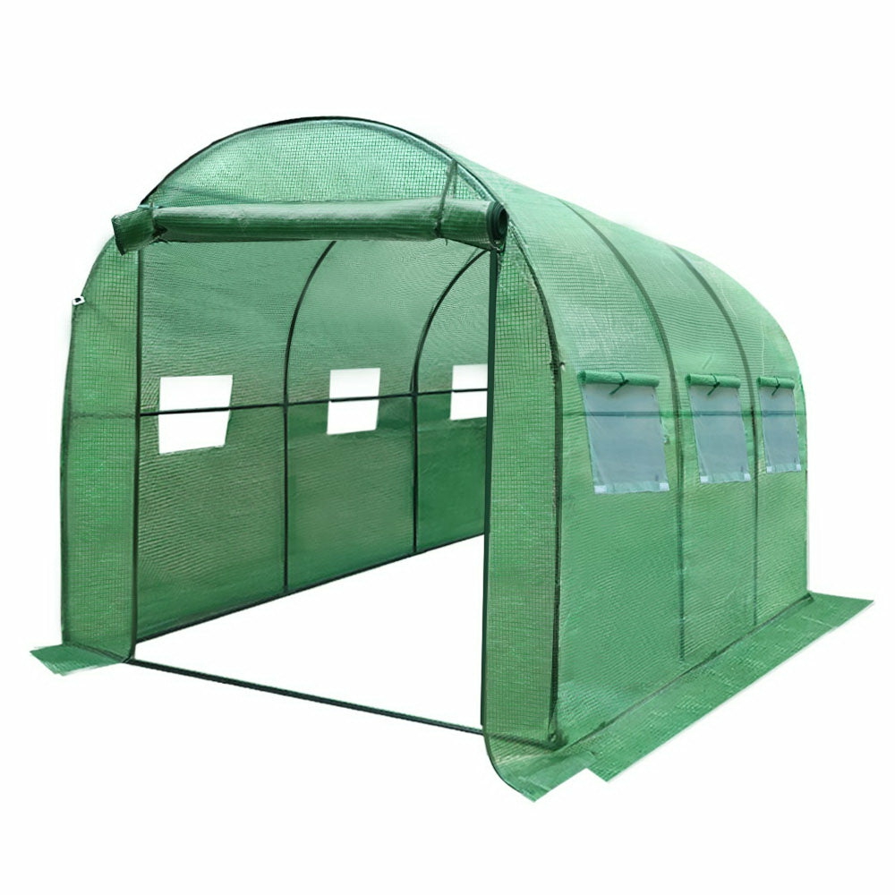 Durable Steel Frame Tunnel Greenhouse 3X2X2M Garden & Accessories