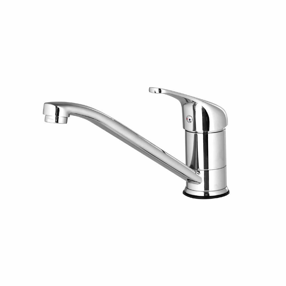 Elegant Chrome Kitchen Mixer Tap With Long Spout Fixtures