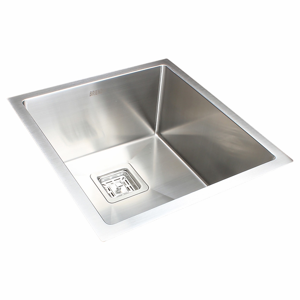 Heavy Duty 430X455Mm Stainless Steel Undermount/Topmount Kitchen Sink Fixtures