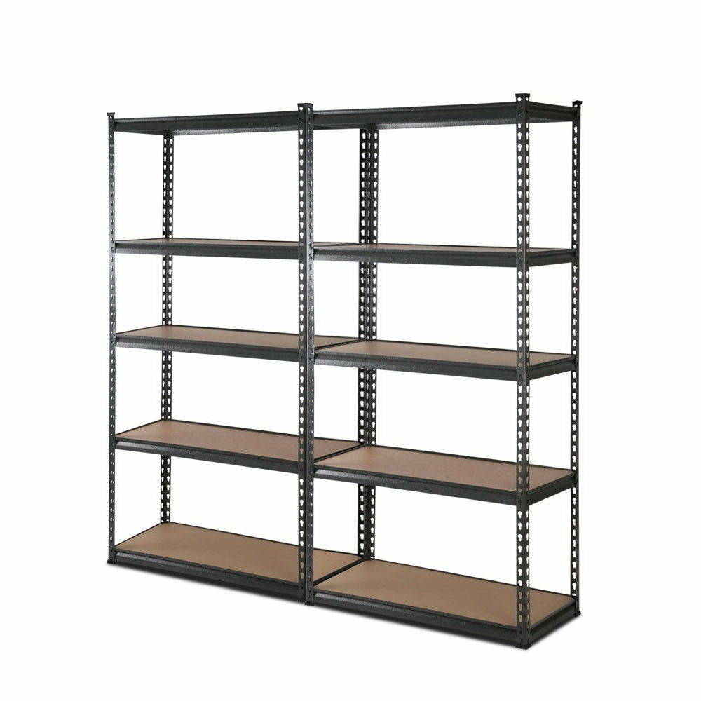 Heavy-Duty Adjustable Garage Shelving 2X 5 Shelves Garage Shelving