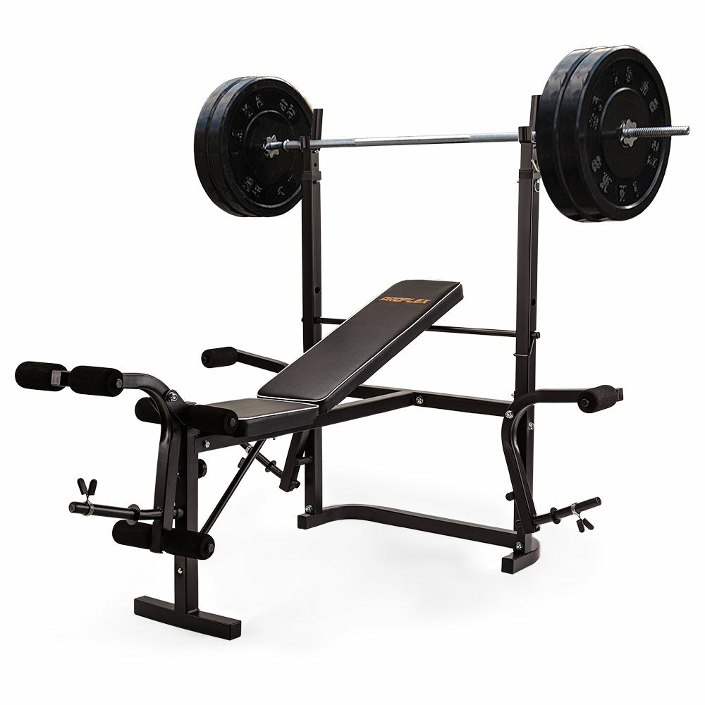 Heavy-Duty Multi-Station Weight Bench For Home Gym With Adjustable Incline Fitness Accessories