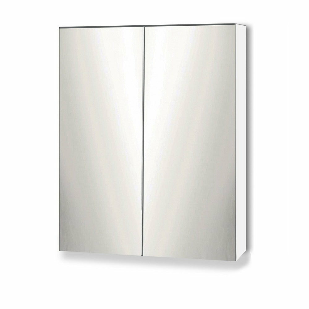 High Gloss Twin Door Bathroom Mirror Cabinet 600X720Mm Bathroom Mirror Cabinets