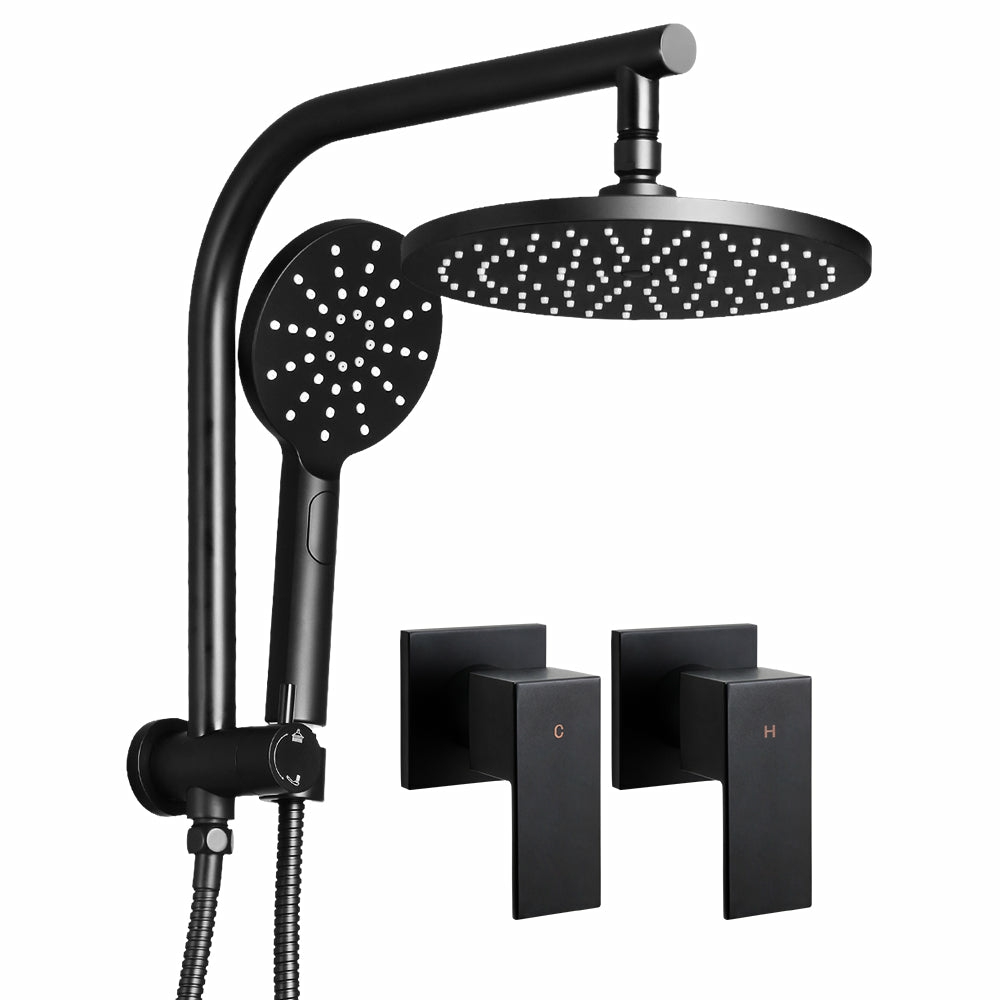 High Pressure Rain Shower Head Set W/ Handheld Fixtures