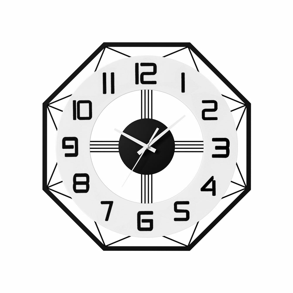 Large Metal Wall Clock Decor