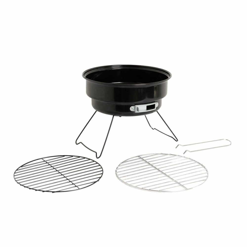 Lightweight Charcoal Bbq Grill & Cooler Combo Set BBQs