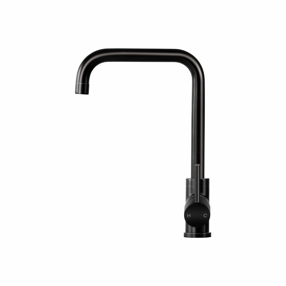 Matte Black Swivel Kitchen Mixer Tap Fixtures