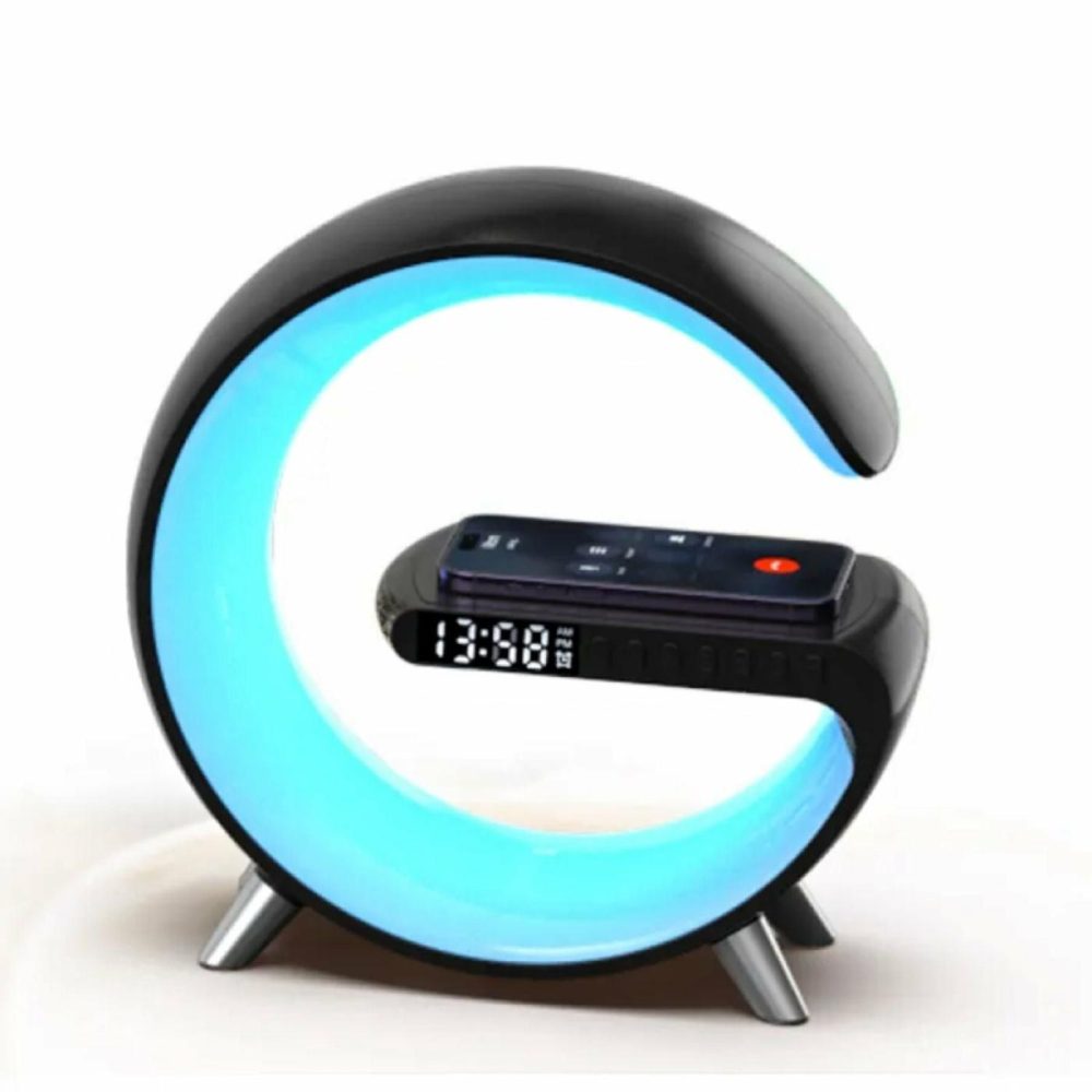 Multifunctional Bedside Lamp With Wireless Charger Decor