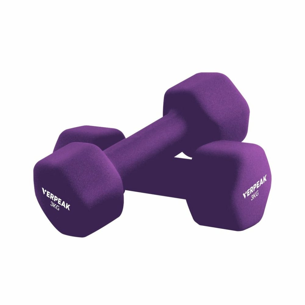 Non-Slip Neoprene Dumbbell Set 3Kg X 2 Dumbbells