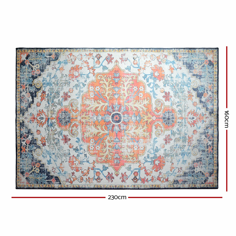 Persian Design Anti-Slip Floor Rug 160X230 Floor Rugs