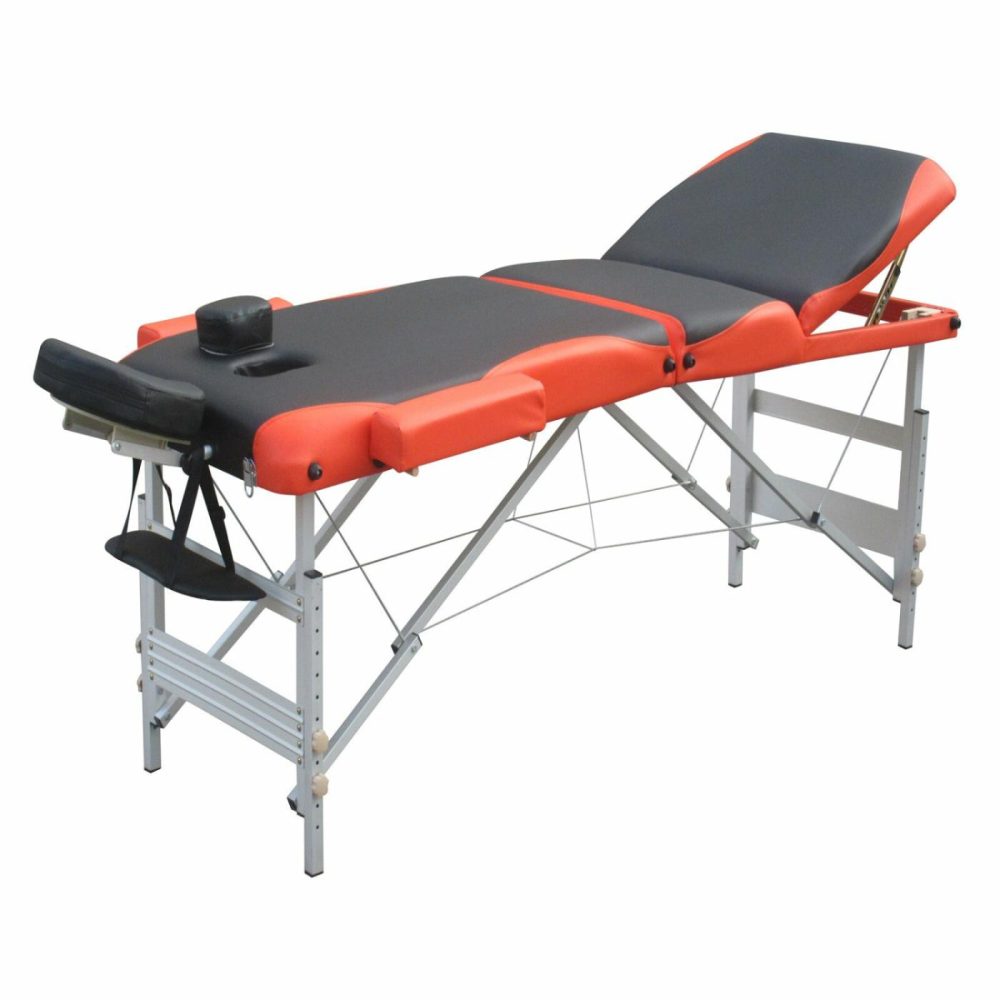 Portable 3 Fold Aluminium Massage Table Health & Beauty