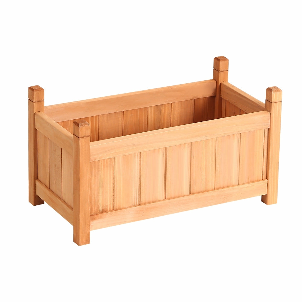 Raised Wooden Planter Box Garden & Accessories