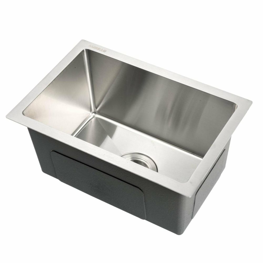 Scratch-Proof Stainless Steel Kitchen Sink 450X300Mm Fixtures