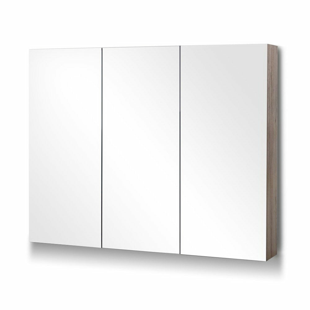 Soft-Closing Oak Bathroom Mirror Cabinet 900X720Mm Bathroom Mirror Cabinets