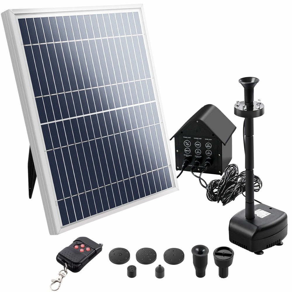 Solar Powered Pond Pump Led Lights Garden & Accessories