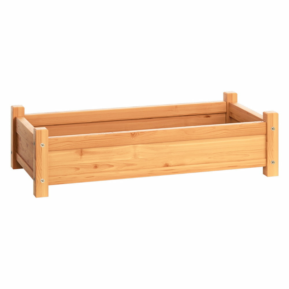 Solid Fir Wood Garden Bed With Raised Legs Garden & Accessories