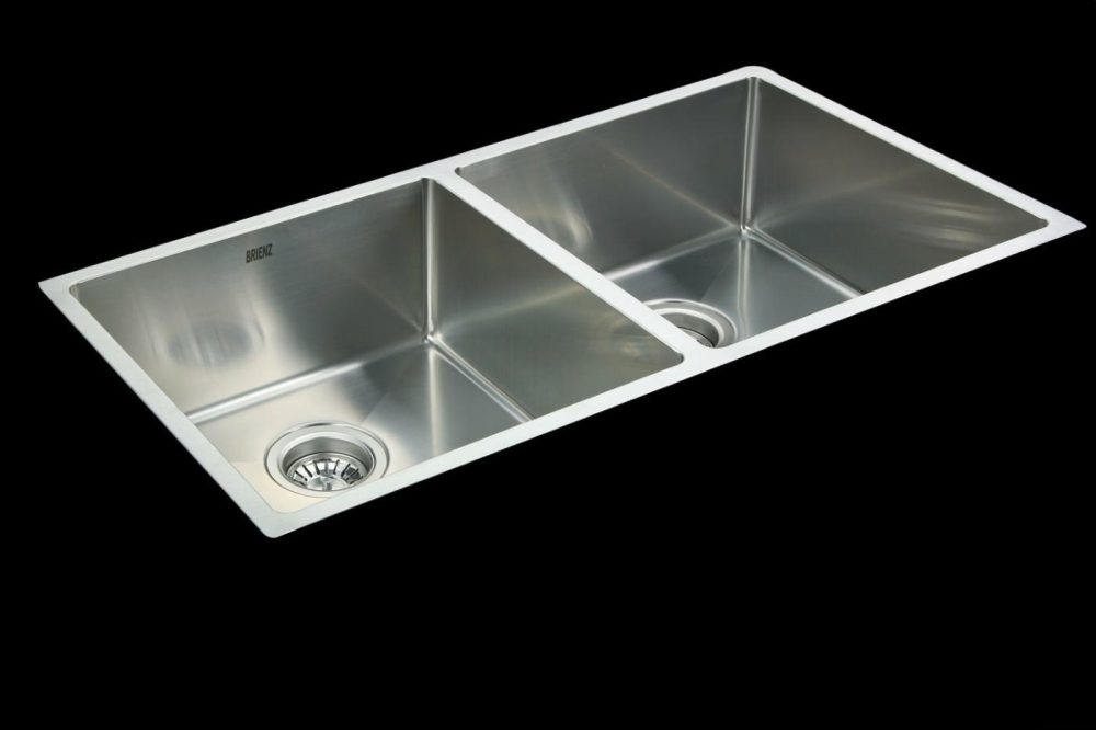 Sound Padded Double Stainless Steel Kitchen Sink Fixtures