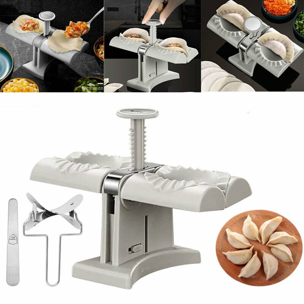 Stainless Steel Double Head Dumpling Maker Set Homwares