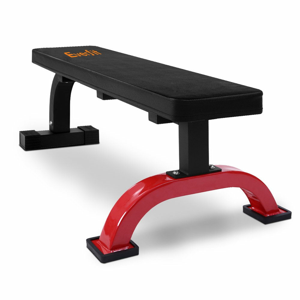 Sturdy Steel Flat Weight Bench Fitness Accessories