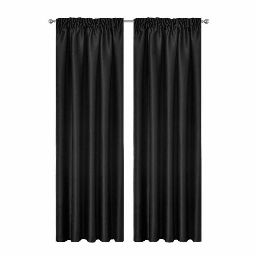 Thermal Blackout Curtains 2Pcs 137X160Cm Curtains